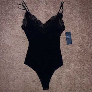 Abercrombie & Fitch Black Lace Bodysuit